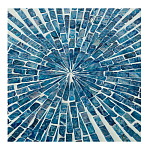 Приставной столик с инкрустацией раковинами устриц Bone Inlay варинант исполнения - 2 | Loft Concept в Рязани