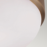 Потолочный светильник круглой формы с белым выпуклым матовым плафоном Feiss варинант исполнения - 4 | Loft Concept в Рязани