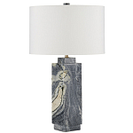 Настольная лампа с корпусом из серого мрамора Breathtaking View варинант исполнения - 4 | Loft Concept в Рязани