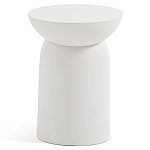 Приставной столик белого цвета Tori варинант исполнения - 2 | Loft Concept в Рязани