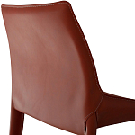 Стул коричневый из искуственной кожи на 4-х ножках Enigma Brown варинант исполнения - 2 | Loft Concept в Рязани