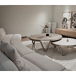 Стол журнальный круглый с узором Table Hypontic Pattern варинант исполнения - 7 | Loft Concept в Рязани