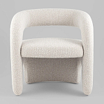 Кресло дизайнерское для лаунж зоны жемчужного цвета Pearl Lounge варинант исполнения - 9 | Loft Concept в Рязани