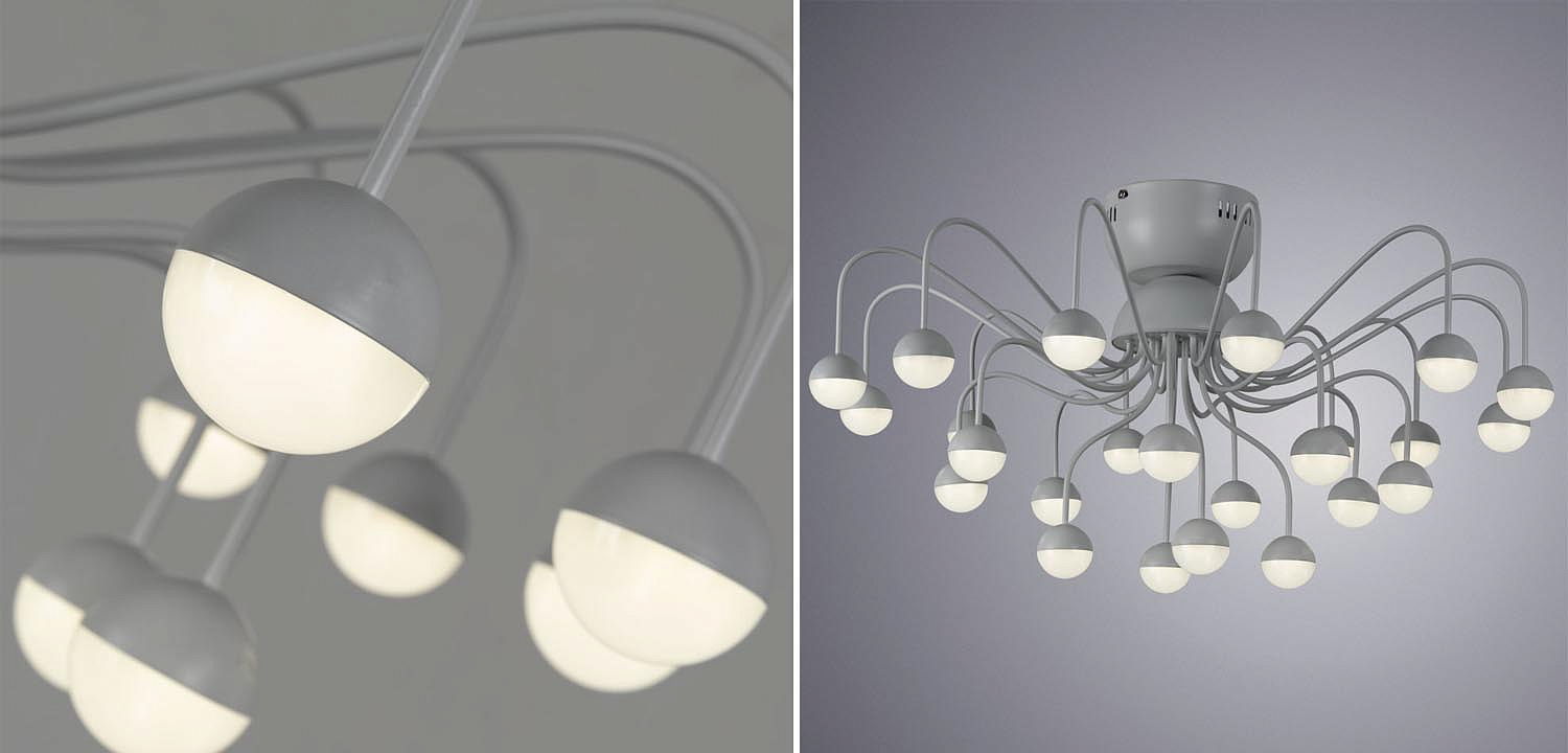 Потолочная люстра Vilelme Chandelier white Потолочная люстра Vilelme Chandelier white - Loft-Concept в Рязани