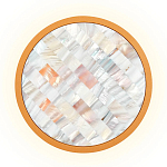 Бра в форме диска с перламутровыми прямоугольниками из морской ракушки Touch of Marine Charm варинант исполнения - 1 | Loft Concept в Рязани