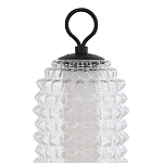 Настольная лампа с прозрачным факутрным стеклянным плафоном Sonora варинант исполнения - 3 | Loft Concept в Рязани