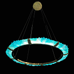 Люстра в форме кольца с цветочным декором Warm Heavenly Light варинант исполнения - 6 | Loft Concept в Рязани