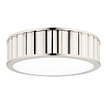 Потолочный светильник с гофрированным серебрянным абажуром Millennium варинант исполнения - 2 | Loft Concept в Рязани