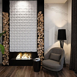 Гипсовая 3D Панель M-38 варинант исполнения - 1 | Loft Concept в Рязани