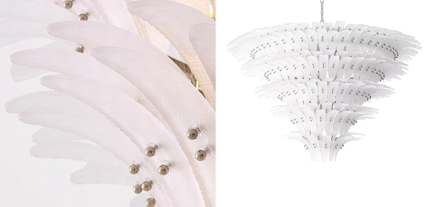 Люстра Philipp Plein Chandelier Bel Air XL Белая Люстра Philipp Plein Chandelier Bel Air XL Белая - Loft-Concept в Рязани