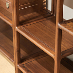 Стеллаж деревянный с полками для хранения Moon Walnut Furniture варинант исполнения - 3 | Loft Concept в Рязани