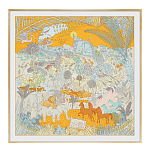 Картина Hermes Le Carnaval des Animaux Orange варинант исполнения - 1 | Loft Concept в Рязани