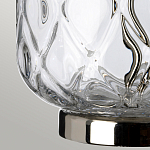 Настольная лампа с цилиндрическим абажуром и прозрачным стеклянным основанием Quintiesse варинант исполнения - 5 | Loft Concept в Рязани