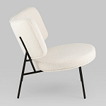 Мини-кресло District Lounge букле белый варинант исполнения - 2 | Loft Concept в Рязани