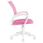 Офисное кресло с основанием из белого пластика Desk chairs Pink варинант исполнения - 3 | Loft Concept в Рязани
