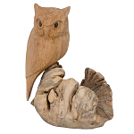 Статуэтка из дерева сова Animals of the World варинант исполнения - 2 | Loft Concept в Рязани