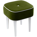 Квадратный мягкий пуф на белых ножках Winton Pouf Square варинант исполнения - 1 | Loft Concept в Рязани