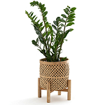 Кашпо на ножках из бамбука Bamboo Decor варинант исполнения - 2 | Loft Concept в Рязани