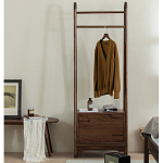 Вешалка деревянная с 2- мя ящиками Moon Walnut Furniture варинант исполнения - 1 | Loft Concept в Рязани