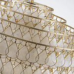 Люстра многоярусная с декором из натуральной морской ракушки Iridescent Light варинант исполнения - 7 | Loft Concept в Рязани