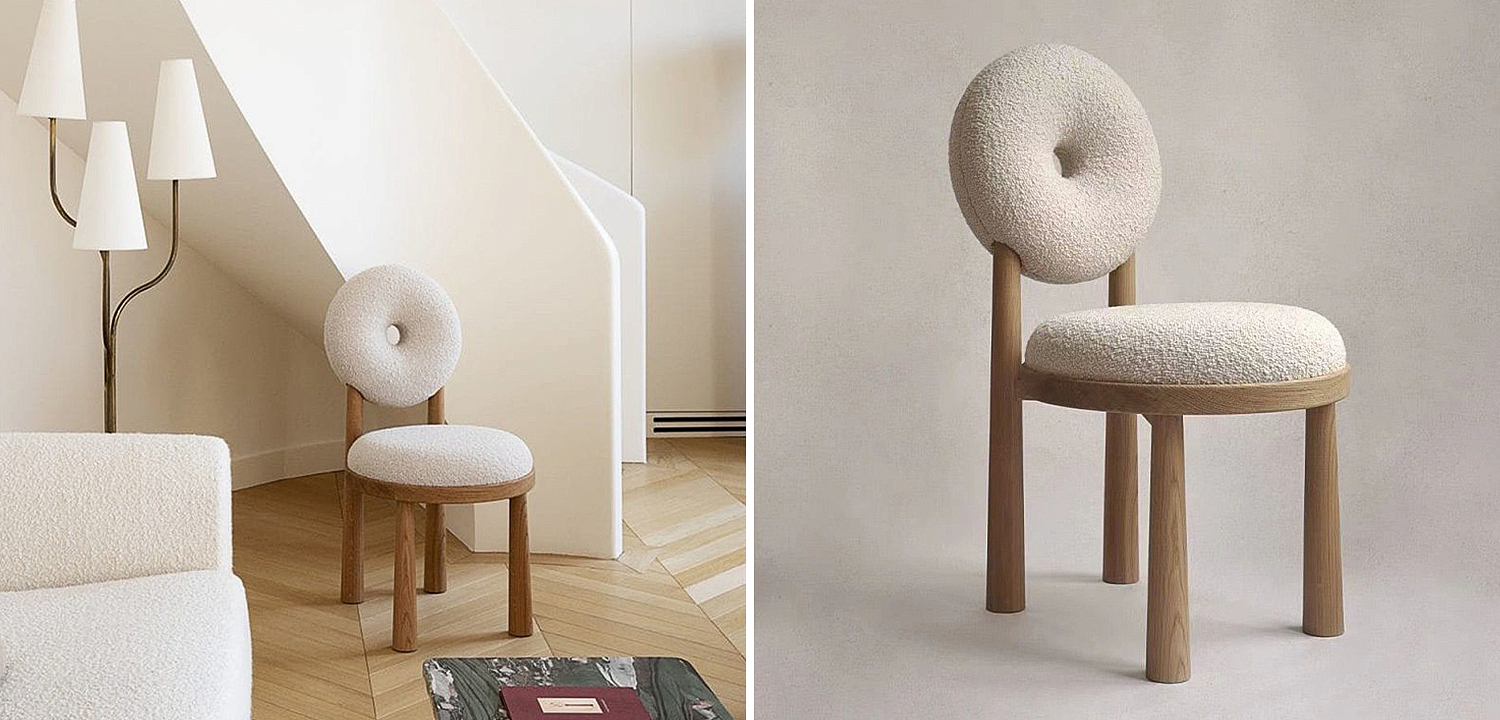 Стул Bagel Boucle Chair Стул Bagel Boucle Chair - Loft-Concept в Рязани