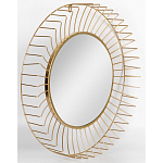 Зеркало круглое настенное в металлической оправе Modern Mirror Space варинант исполнения - 2 | Loft Concept в Рязани