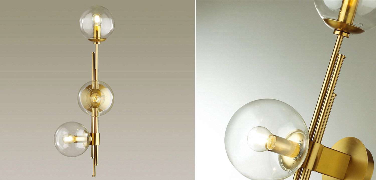 Бра TRILOGY WALL SCONCE Clear glass 70 Бра TRILOGY WALL SCONCE Clear glass 70 - Loft-Concept в Рязани