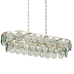 Люстра овальной формы с каскадом из декоративных элементов Harmony of Light варинант исполнения - 2 | Loft Concept в Рязани