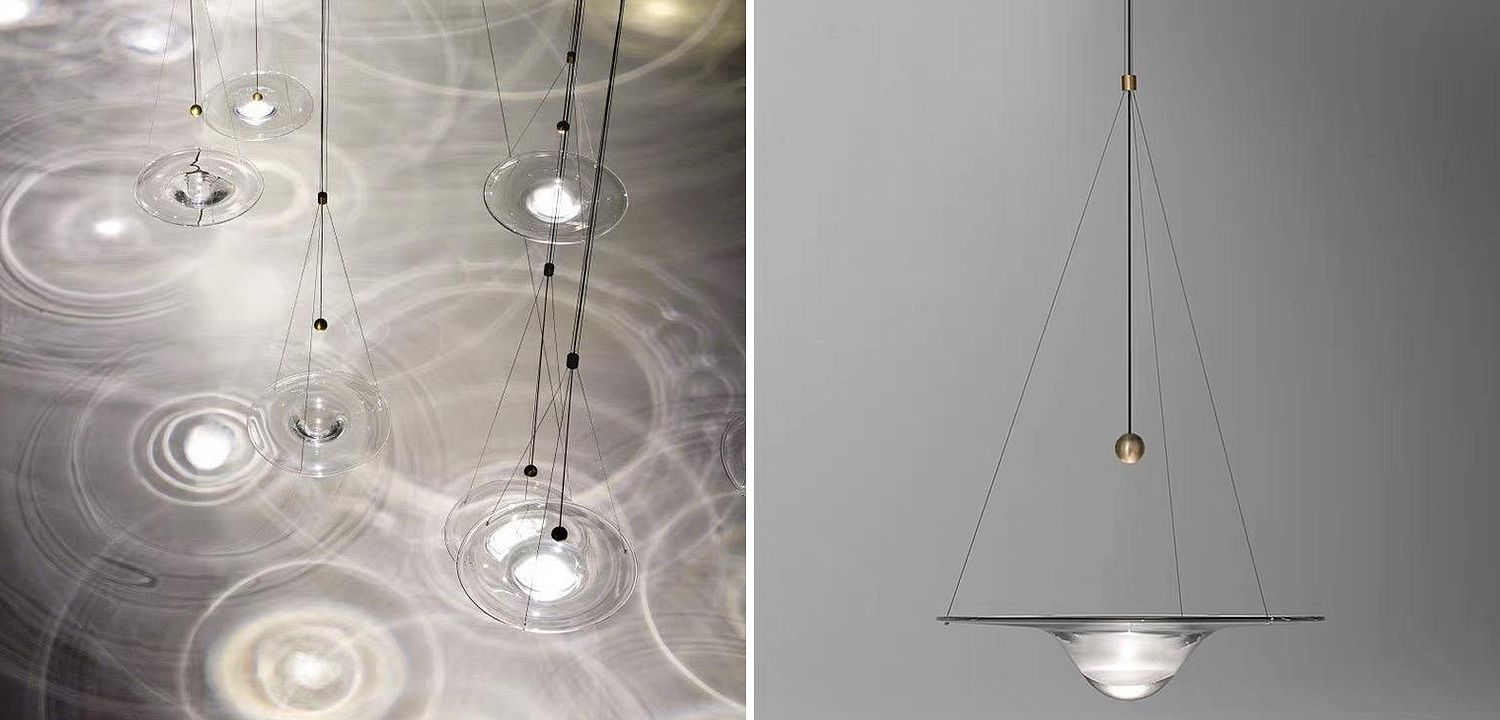 Hesitation Lamp Стеклянный подвесной светильник, имитирующий каплю воды Hesitation Lamp Стеклянный подвесной светильник, имитирующий каплю воды - Loft-Concept в Рязани