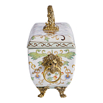 Шкатулка с фигуркой льва на крышке Eden Garden варинант исполнения - 4 | Loft Concept в Рязани