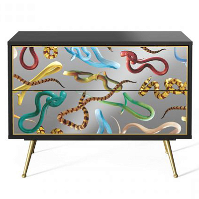 Комод Seletti Chest of Two Drawers Snakes