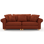 Мебельная ткань Шенилл терракотовый цвет 138 см T4-44 варинант исполнения - 4 | Loft Concept в Рязани