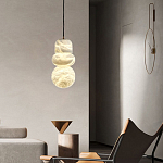 Подвесной светильник с фигурными плафонами Stone Triad варинант исполнения - 4 | Loft Concept в Рязани