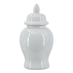 Ваза с крышкой однотонная Высота 31 см Chinoiserie Ceramics варинант исполнения - 12 | Loft Concept в Рязани