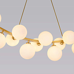 Люстра подвесная с белыми лампами в форме шара Felicitat варинант исполнения - 2 | Loft Concept в Рязани