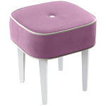 Квадратный мягкий пуф на белых ножках Winton Pouf Square варинант исполнения - 5 | Loft Concept в Рязани