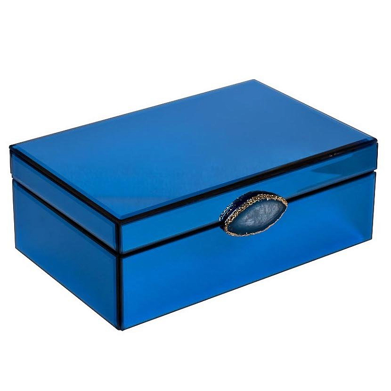 Шкатулка Blue Surprise Parallelepiped Синий Шкатулка Blue Surprise Parallelepiped Синий в Рязани | Loft Concept