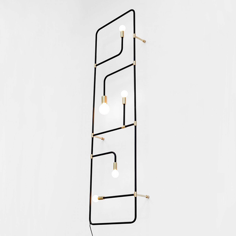 Бра Beaubien 05 by Lambert & Fils Черный Золотой в Рязани | Loft Concept 