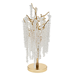 Лампа настольная со стеклянными подвесами цвет золото Light FAIRYTREE варинант исполнения - 1 | Loft Concept в Рязани