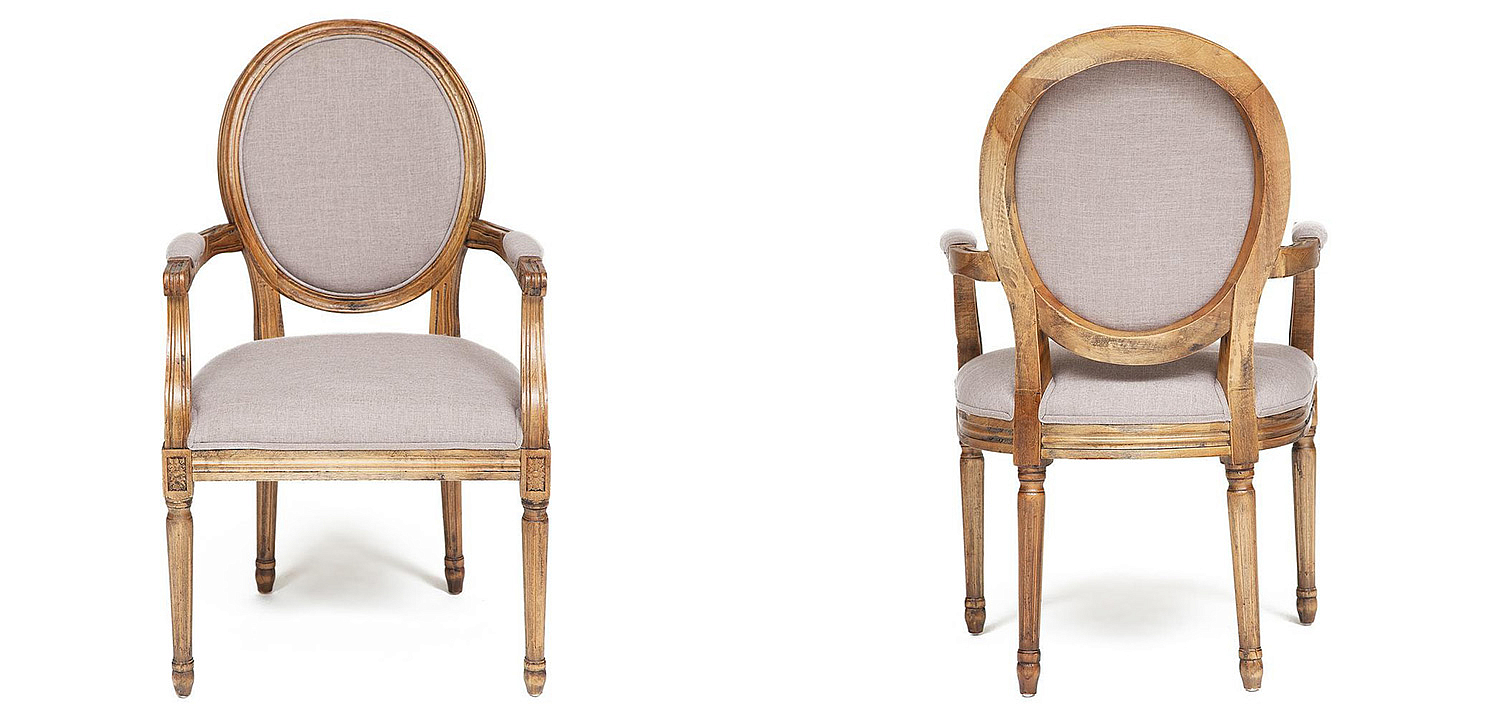Стул French armchair Provence gray Стул French armchair Provence gray - Loft-Concept в Рязани