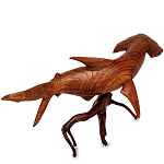 Статуэтка акула-молот деревянная Hammer варинант исполнения - 2 | Loft Concept в Рязани