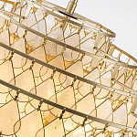 Люстра многоярусная с декором из натуральной морской ракушки Iridescent Light варинант исполнения - 6 | Loft Concept в Рязани