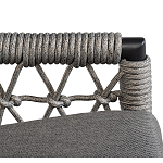 Кресло уличное темно-серое Street Bliss варинант исполнения - 4 | Loft Concept в Рязани