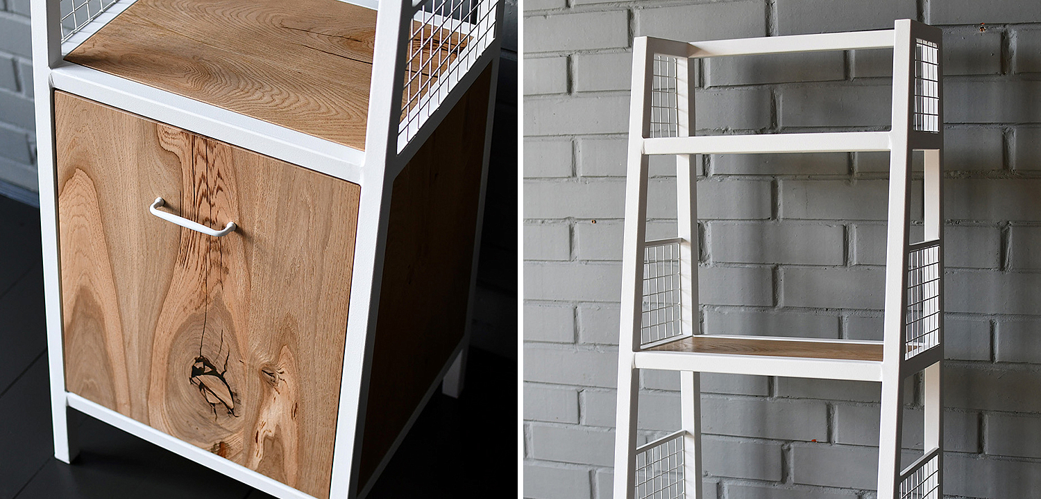 Стеллаж Bartlett Industrial Metal Rust Rack Стеллаж Bartlett Industrial Metal Rust Rack - Loft-Concept в Рязани