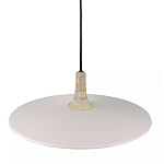 Подвесной светильник круглый в сочетании дерева и металла Space варинант исполнения - 2 | Loft Concept в Рязани