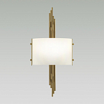 Бра с изогнутым плафоном на бронзовом основании с вертикальным декором из металлических трубок Sohne варинант исполнения - 6 | Loft Concept в Рязани