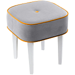 Квадратный мягкий пуф на белых ножках Winton Pouf Square варинант исполнения - 11 | Loft Concept в Рязани