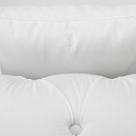 Кресло низкое с мягкой обивкой из велюра на 4-х ножках из массива березы Sophie Armchair white варинант исполнения - 4 | Loft Concept в Рязани