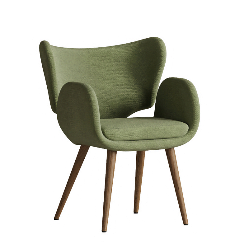 Стул Madina Green Зеленый Коричневый Стул Madina Green Зеленый Коричневый в Рязани | Loft Concept