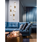 Подвесной светильник с двумя белыми рифлеными цилиндрическими плафонами Golden Swirl варинант исполнения - 8 | Loft Concept в Рязани